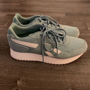 Reebok Blue Platform Sneakers (Lowest Price!)
